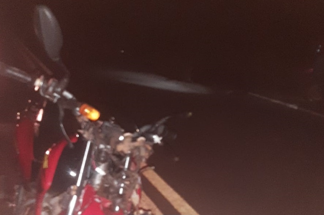 Acidente aconteceu na noite desse domingo (8)