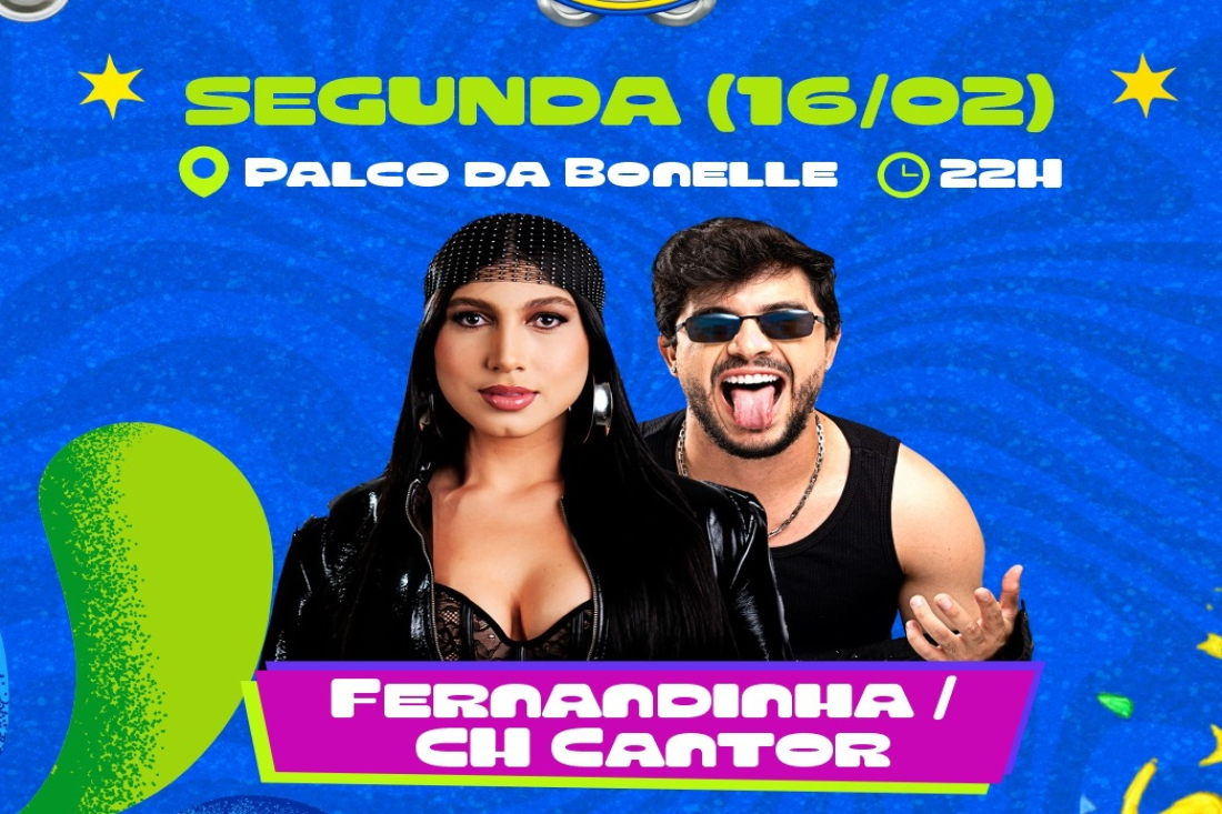 Foram montados dois palcos