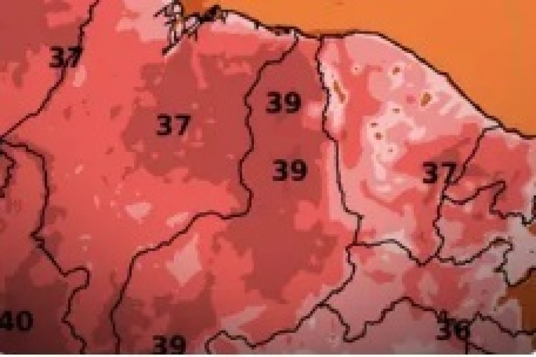 INMET prevê temperaturas elevadas em várias regiões do estado