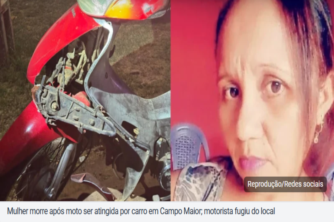 Uma mulher identificada como Djane de Paulo Camilo, de 51 anos